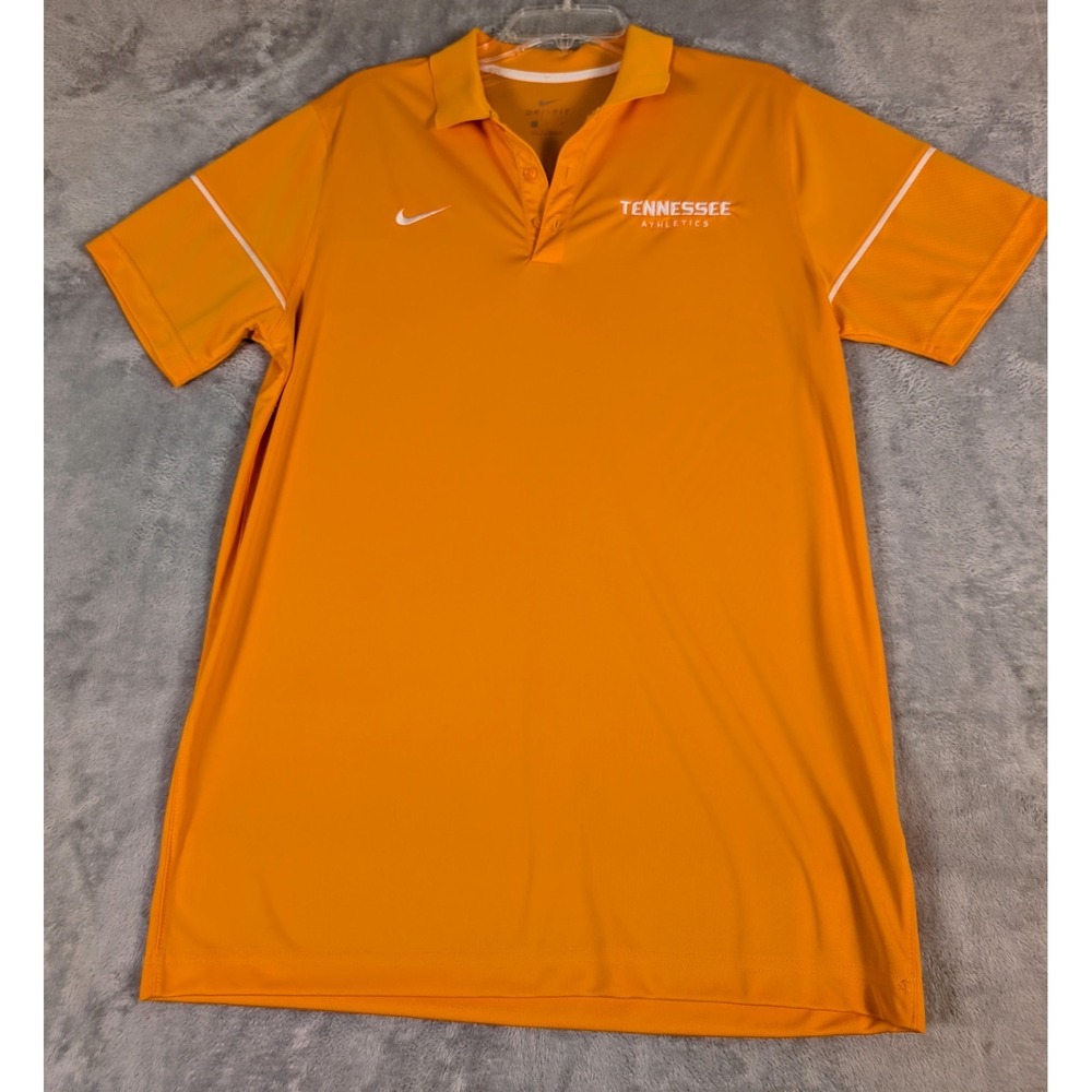 Nike Dri-Fit Tennessee Volunteers Athletics Orange Polo Shirt Size M
